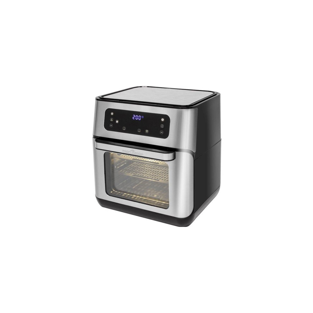 Produktbild för ProfiCook PC-FR 1200 H - varmluftsfritös - rostfritt stål/svart