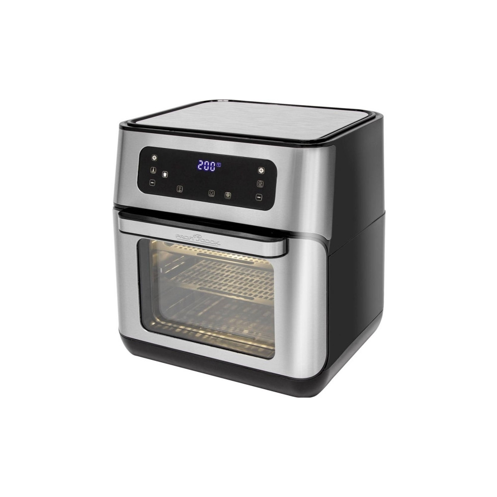 Produktbild för ProfiCook PC-FR 1200 H - varmluftsfritös - rostfritt stål/svart