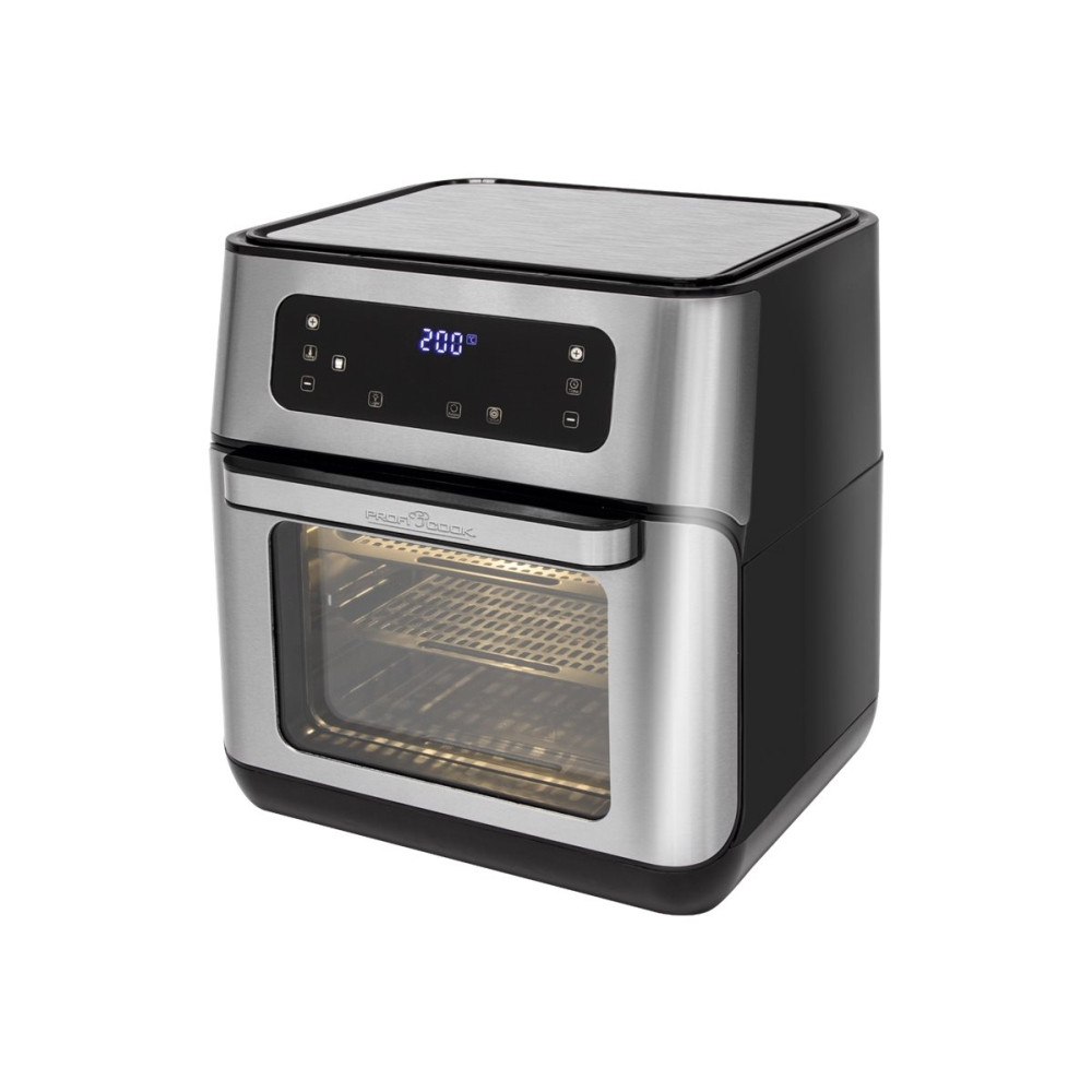 Produktbild för ProfiCook PC-FR 1200 H - varmluftsfritös - rostfritt stål/svart