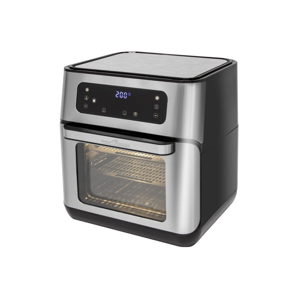 Produktbild för ProfiCook PC-FR 1200 H - varmluftsfritös - rostfritt stål/svart