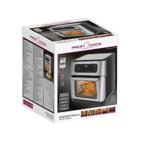 Produktbild för ProfiCook PC-FR 1200 H - varmluftsfritös - rostfritt stål/svart