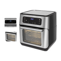 Produktbild för ProfiCook PC-FR 1200 H - varmluftsfritös - rostfritt stål/svart