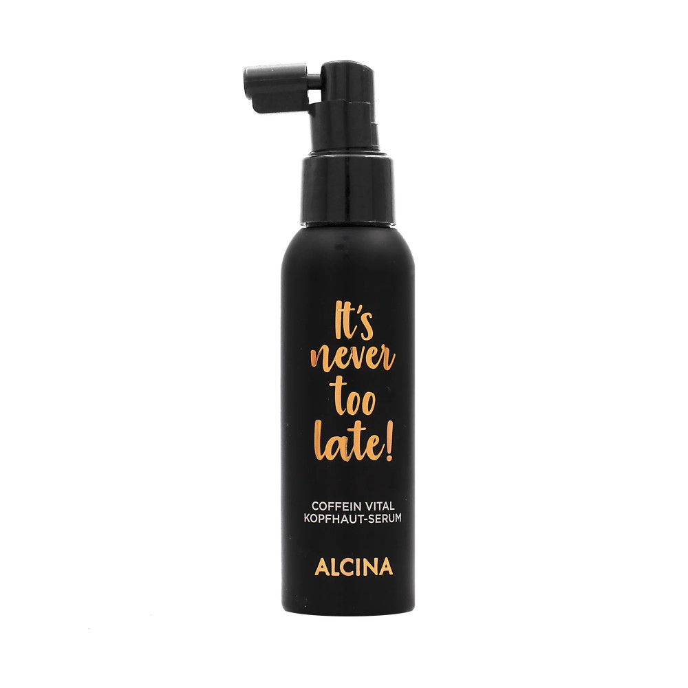 Produktbild för Alcina It's Never Too Late Coffein Vital Kopfhaut-Serum 100ml