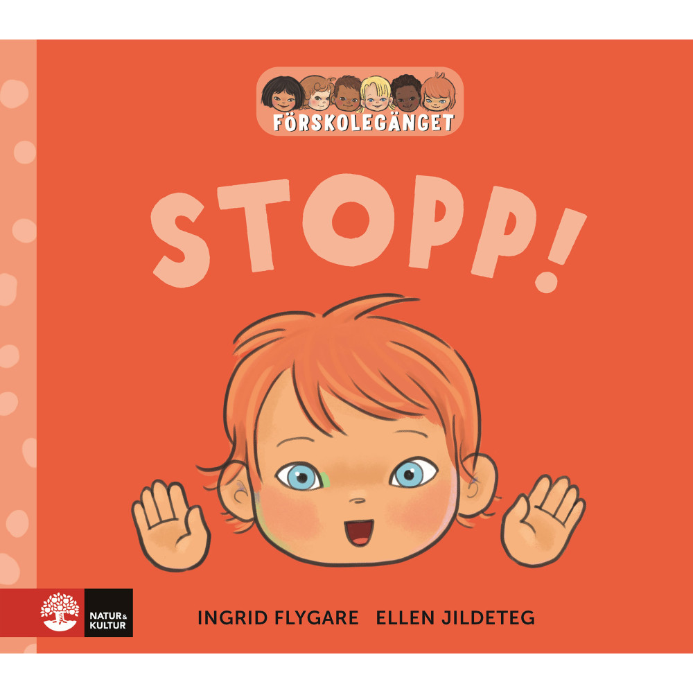 Produktbild för Förskolegänget Stopp! (bok, kartonnage)