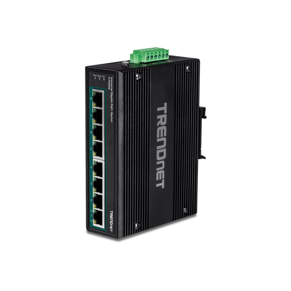 Produktbild för TRENDnet TI-PG80B - switch - 8 portar - ohanterad - TAA-kompatibel