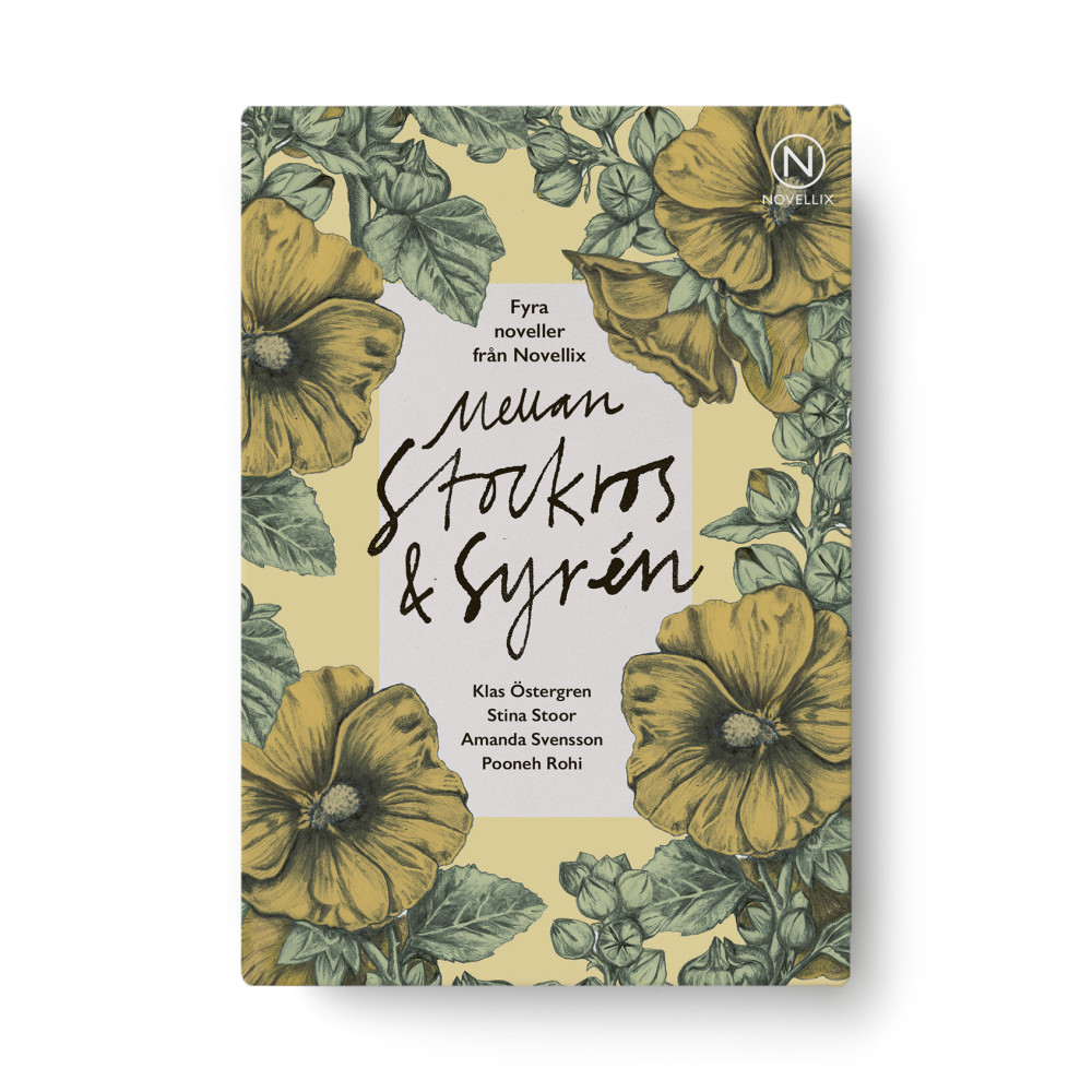 Produktbild för Presentask med fyra noveller : Mellan stockros och syrén (häftad)