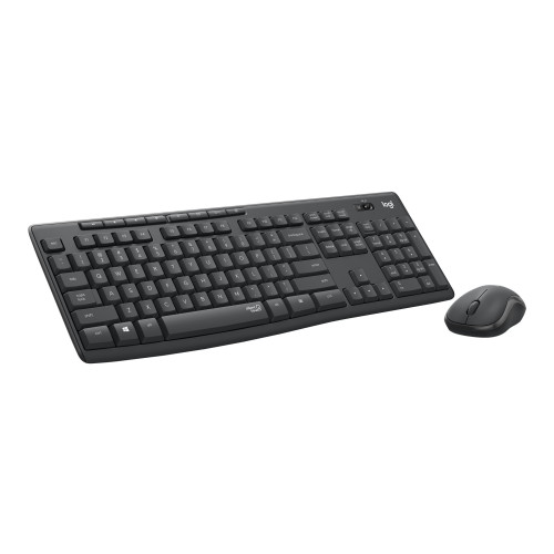 Logitech Logitech MK295 Silent - sats med tangentbord och mus - QWERTZ - tysk - grafit Inmatningsenhet