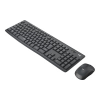 Produktbild för Logitech MK295 Silent - sats med tangentbord och mus - QWERTZ - tysk - grafit Inmatningsenhet