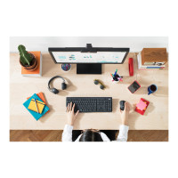 Produktbild för Logitech MK295 Silent - sats med tangentbord och mus - QWERTZ - tysk - grafit Inmatningsenhet