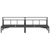 Produktbild för Solstol Svart 200 x 62 x 59,5 cm Textilene