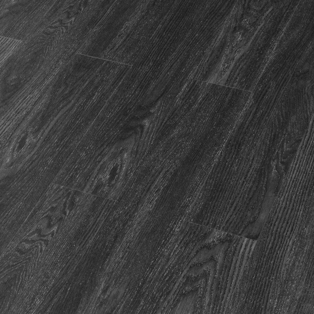 Produktbild för Självhäftande golvplanka Natur 32 pcs Antracit 4,46 m² PVC