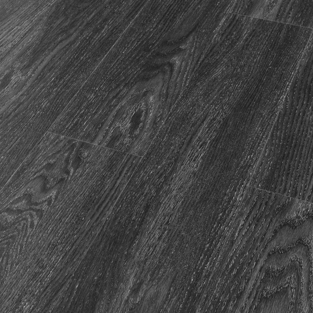 Produktbild för Självhäftande golvplanka Natur 32 pcs Antracit 4,46 m² PVC