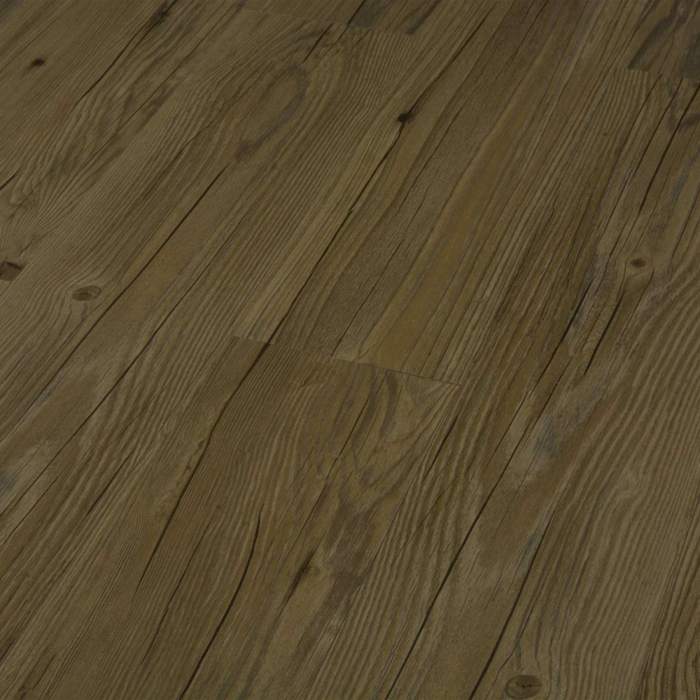 Produktbild för Självhäftande golvplanka Natur 32 pcs Brun 4,46 m² PVC