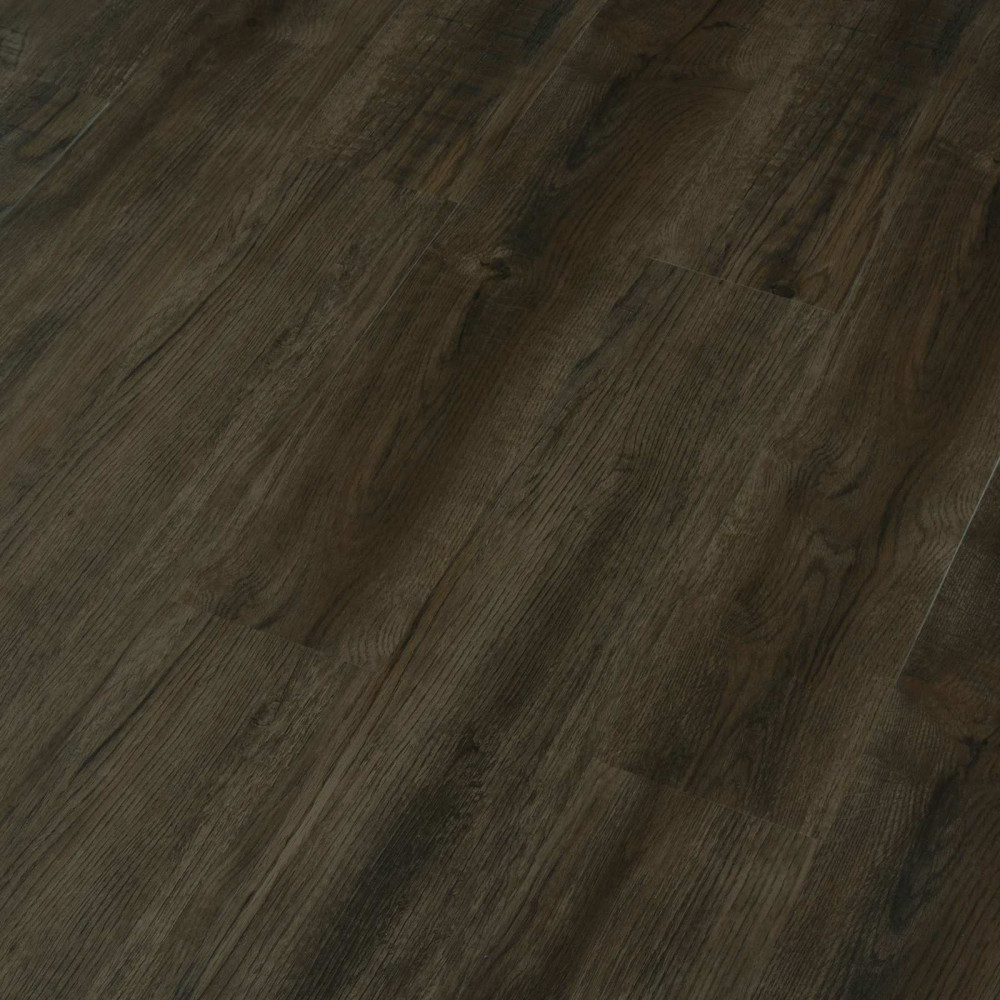 Produktbild för Självhäftande golvplanka Natur 32 pcs Mörkbrun 4,46 m² PVC