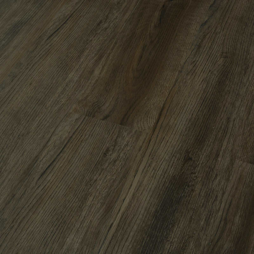 Produktbild för Självhäftande golvplanka Natur 32 pcs Mörkbrun 4,46 m² PVC