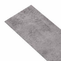 Produktbild för Självhäftande golvplanka 32 pcs Cement Brun 4,46 m² PVC