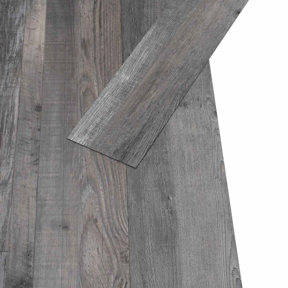 Produktbild för Självhäftande golvplanka 32 pcs Industriell trä 4,46 m² PVC