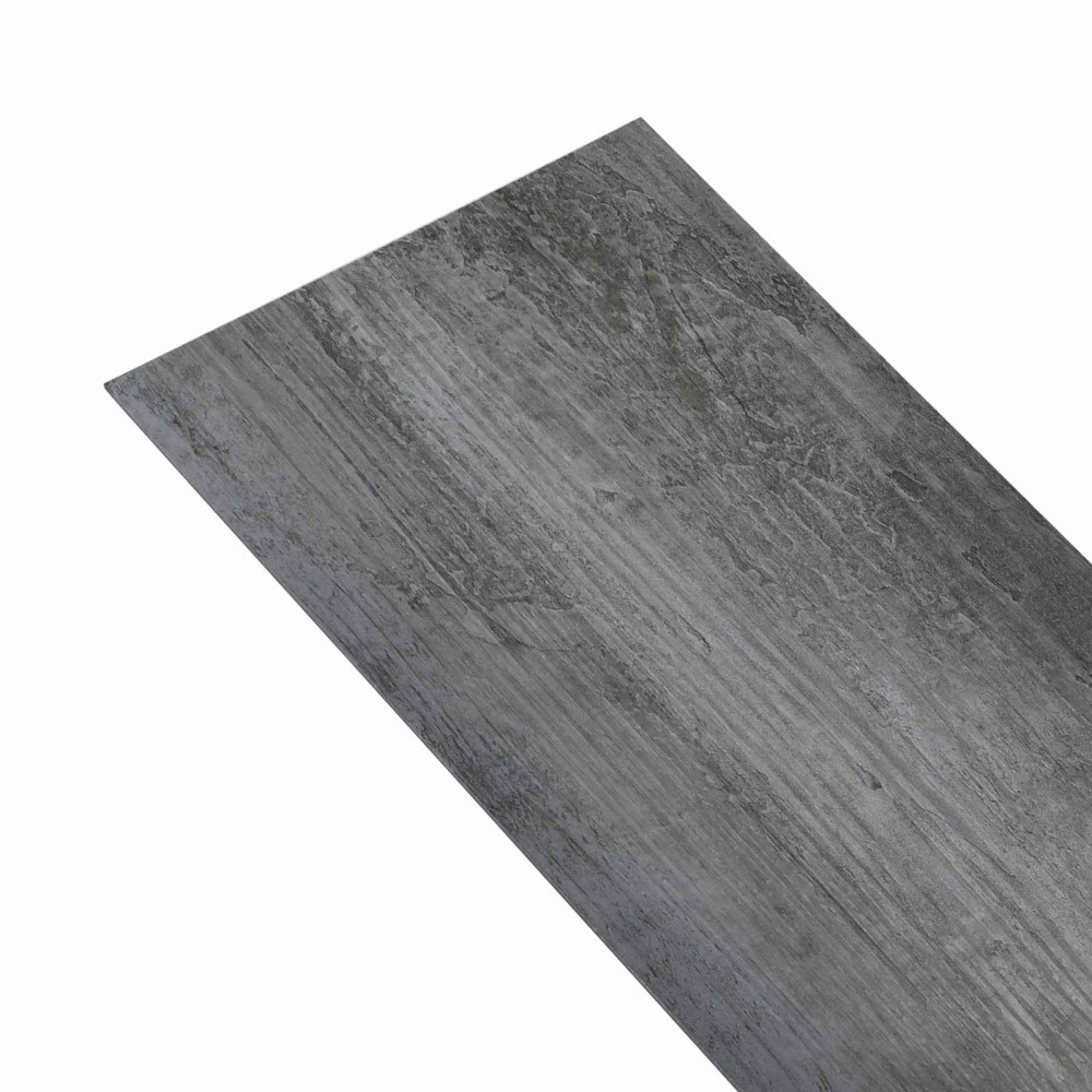 Produktbild för Självhäftande golvplanka 32 pcs Blank Grå 4,46 m² PVC