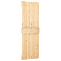 Produktbild för Dörr NARVIK Naturfärg 70 x 210 cm Massiv furuträdörr