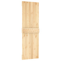 Produktbild för Dörr NARVIK Naturfärg 70 x 210 cm Massiv furuträdörr