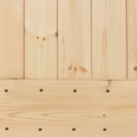 Produktbild för Dörr NARVIK Naturfärg 70 x 210 cm Massiv furuträdörr