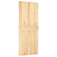 Produktbild för Dörr NARVIK Naturfärg 85 x 210 cm Massiv furuträdörr