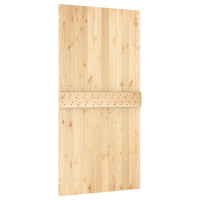 Produktbild för Dörr NARVIK Naturfärg 100 x 210 cm Massiv furuträdörr