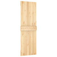 Produktbild för Dörr NARVIK Naturfärg 70 x 210 cm Massiv furuträdörr