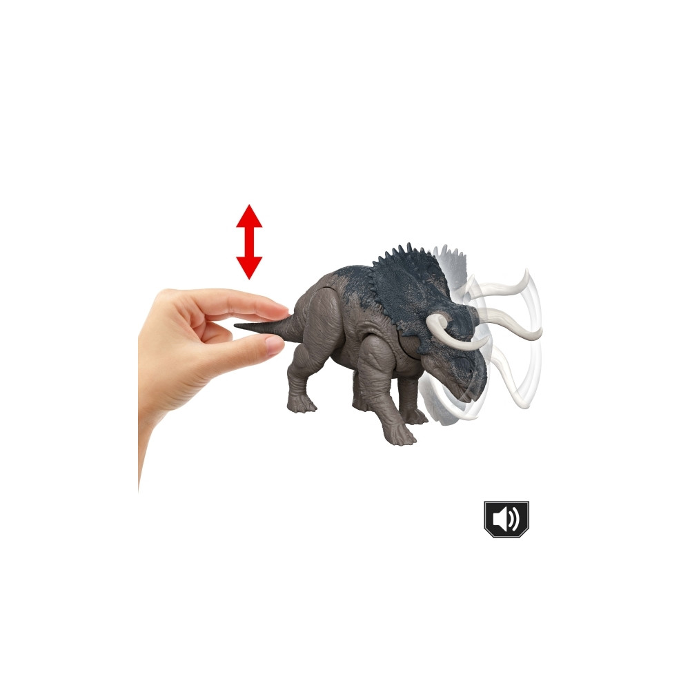 Produktbild för Jurassic World WILD ROAR Nasutoceratops, 4 år, flerfärgad, p...