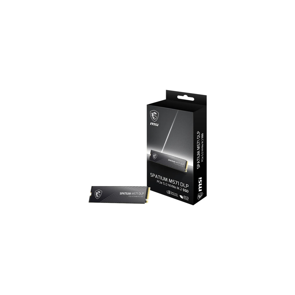Produktbild för MSI SPATIUM M571 DLP PCIe 5.0 NVMe M.2 2TB, 2 TB, M.2, 14500...