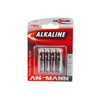 Produktbild för ANSMANN Micro batteri - 4 x AAA - alkaliskt