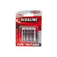 Produktbild för ANSMANN Micro batteri - 4 x AAA - alkaliskt