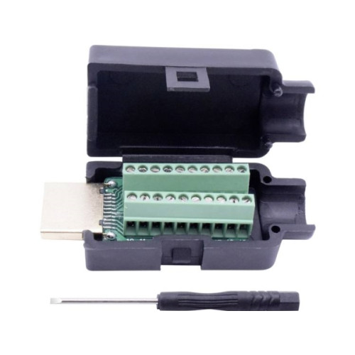 TRU Components TRU COMPONENTS T1904C104 HDMI-kontakt, infälld vertikal, pol...