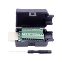Produktbild för TRU COMPONENTS T1904C104 HDMI-kontakt Kontakt, infällt verti...
