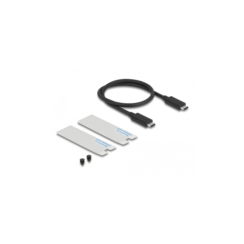 Produktbild för Delock - förvaringslåda - M.2 NVMe Card - Thunderbolt 3, Thunderbolt 4, USB4