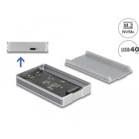 Produktbild för Delock - förvaringslåda - M.2 NVMe Card - Thunderbolt 3, Thunderbolt 4, USB4