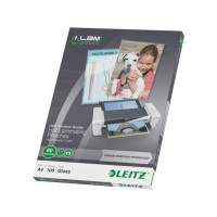 Produktbild för Lamineringsfickor Leitz A4 80 micron kristallklart UDT