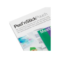 Produktbild för GBC Peel'n Stick - 25-pack - matt - A4 - lamineringsfickor