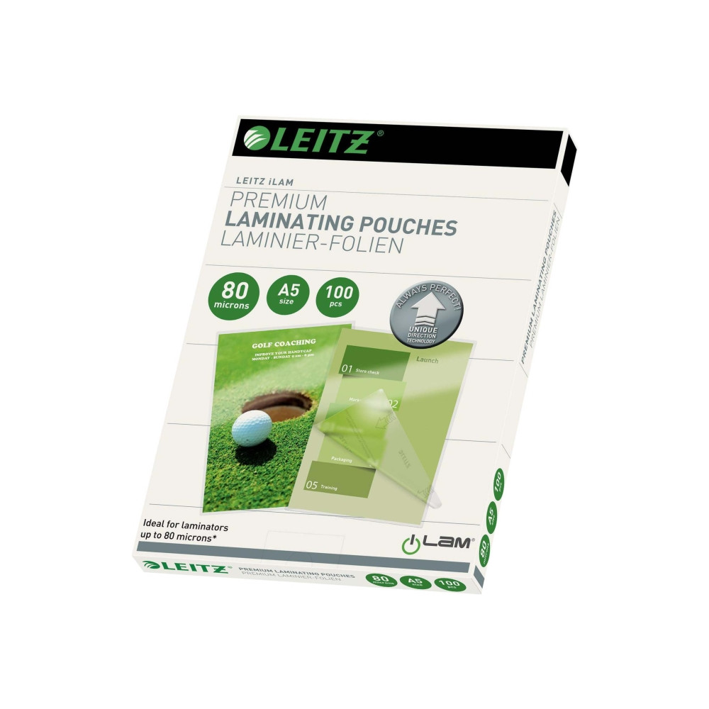Produktbild för Leitz - 100 - A5 - lamineringsfickor