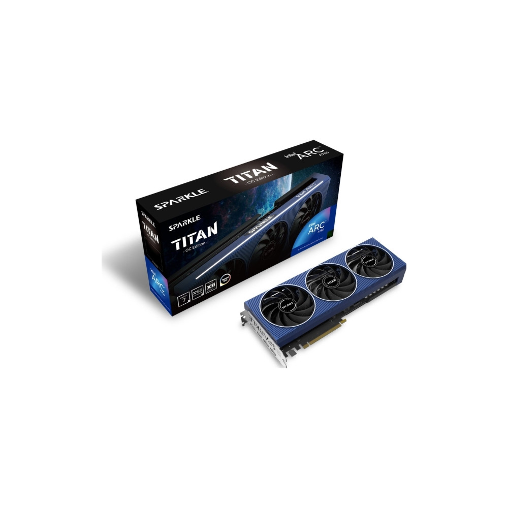 Produktbild för SPARKLE Intel Arc A750 TITAN - OC Edition - grafikkort - Arc A750 - 8 GB