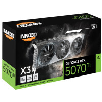Produktbild för Inno3D Geforce RTX 5070 Ti X3 - grafikkort - GeForce RTX 5070 Ti - 16 GB