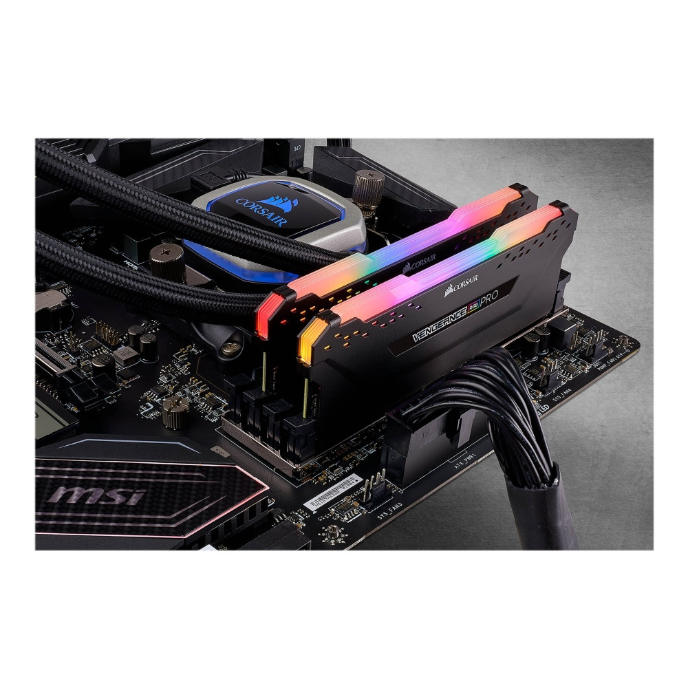 Produktbild för CORSAIR Vengeance RGB PRO - TUF Gaming Edition - DDR4 - sats - 16 GB: 2 x 8 GB - DIMM 288-pin - 3200 MHz / PC4-25600 - ej buffrad