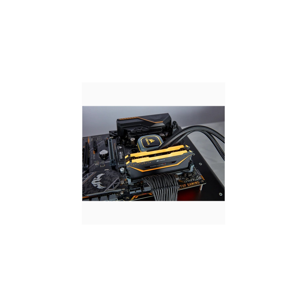 Produktbild för CORSAIR Vengeance RGB PRO - TUF Gaming Edition - DDR4 - sats - 16 GB: 2 x 8 GB - DIMM 288-pin - 3200 MHz / PC4-25600 - ej buffrad