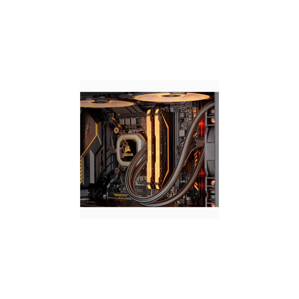 Produktbild för CORSAIR Vengeance RGB PRO - TUF Gaming Edition - DDR4 - sats - 16 GB: 2 x 8 GB - DIMM 288-pin - 3200 MHz / PC4-25600 - ej buffrad