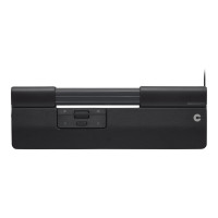 Produktbild för Contour SliderMouse Pro - centrerad mus - med smalt handledsstöd och veganskt läder - USB