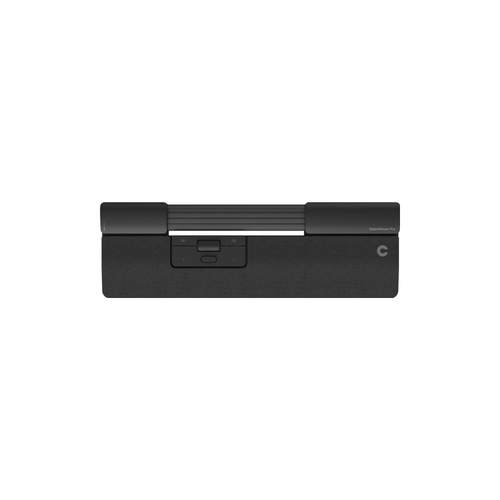 Produktbild för Contour SliderMouse Pro - centrerad mus - med smalt handledsstöd och veganskt läder - USB