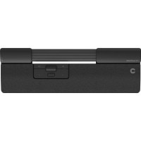 Produktbild för Contour SliderMouse Pro - centrerad mus - med smalt handledsstöd och veganskt läder - USB
