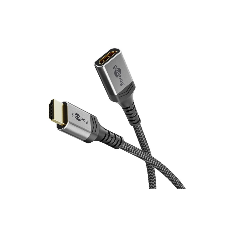 Produktbild för Goobay 79103, 0,5 m, HDMI Typ A (standard), HDMI Typ A (stan...