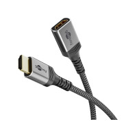 Produktbild för Goobay 79103, 0,5 m, HDMI Typ A (standard), HDMI Typ A (stan...