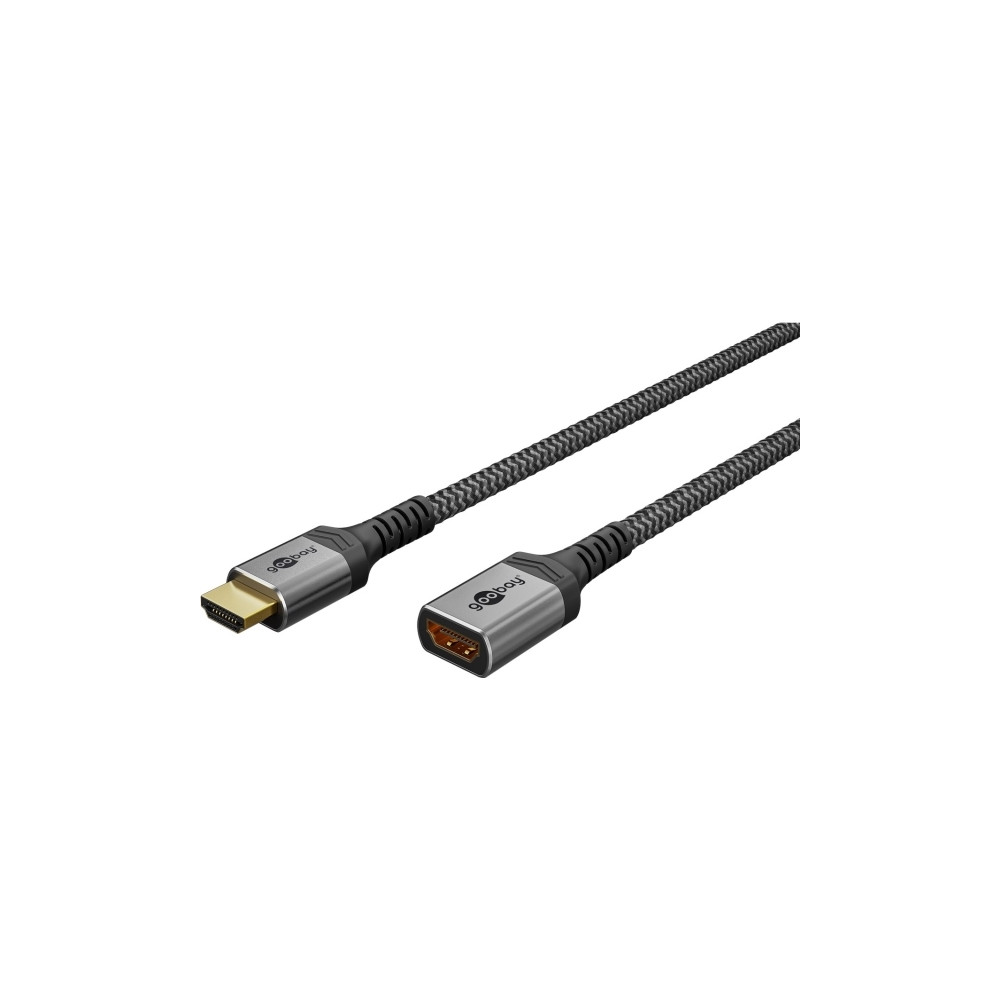Produktbild för Goobay 79103, 0,5 m, HDMI Typ A (standard), HDMI Typ A (stan...
